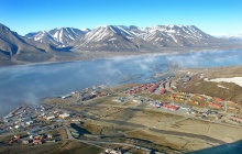 Flight to Longyearbyen