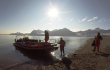 Boat to Longyearbyen